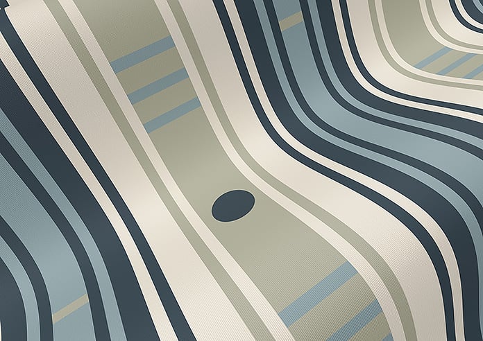 The British Stripe Co. William, Polzeath No.1 - Roller Blind - Image 4